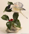 Boehm Chickadee With Holly Hallmark 40427