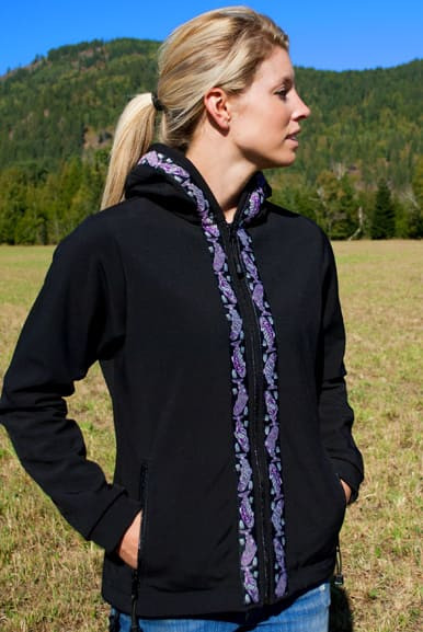 denali jacket purple