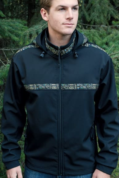 tan softshell jacket