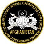 STICKER US UNIT Combined Joint Special Operations Task Force - Afghanistan B