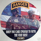 STICKER US ARMY VET SPECIAL FORCES RANGER BEST