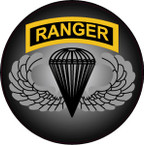 STICKER US ARMY VET FORCE RANGER BASIC PARACHUTE