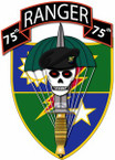 STICKER US ARMY UNIT SOF - 75th Rangers