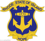 STICKER US ARMY UNIT Rhode Island Army National Guard
