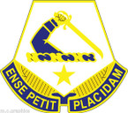 STICKER US ARMY UNIT National Guard - Massachusetts