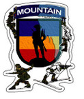 STICKER US ARMY UNIT Mountain Warfare School