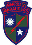 STICKER US ARMY UNIT Merrills Marauders B