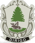 STICKER US ARMY UNIT Maine - Army National Guard