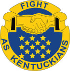 STICKER US ARMY UNIT Kentucky - Army National Guard