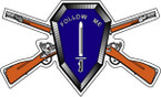 STICKER US ARMY UNIT Infantry School w Rifles