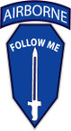 STICKER US ARMY UNIT Infantry Center and School TAB
