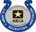 STICKER US ARMY UNIT Indianapolis Recruiting Battalion
