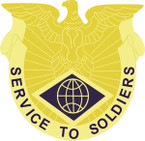 STICKER US ARMY UNIT Finance Command - LEFT