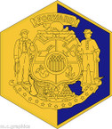 STICKER US ARMY UNIT ARNG - WISCONSIN