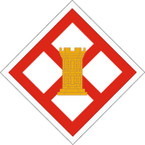 STICKER US ARMY UNIT 926th Engineer Brigade SHIELD