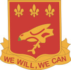 STICKER US ARMY UNIT 907th Glider Field Artillery Battalion CREST