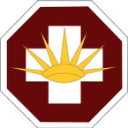 STICKER US ARMY UNIT 8th Medical Brigade SHIELD