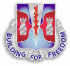 STICKER US ARMY UNIT 878th Engineers Combat Heavy Crest