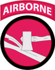 STICKER US ARMY UNIT 84TH INFANTRY DIV SHIELD TAB