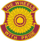STICKER US ARMY UNIT 821st Transportation Battalion CREST
