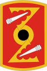 STICKER US ARMY UNIT 72nd Field Artillery Brigade SHIELD