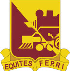 STICKER US ARMY UNIT 729th Transportation Battalion CREST