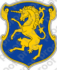 STICKER US ARMY UNIT 6th Cavalry Brigade SHIELD