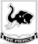 STICKER US ARMY UNIT 64th Armor Regiment