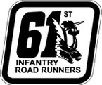 STICKER US ARMY UNIT 61ST INFANTRY REG SHIELD