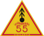 STICKER US ARMY UNIT 55th Air Defense Artillery Regiment