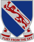 STICKER US ARMY UNIT 508th PIR CREST