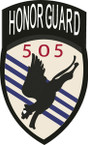 STICKER US ARMY UNIT 505th Parachute Infantry Regiment SHIELD