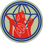 STICKER US ARMY UNIT 504th Parachute Infantry Regiment SHIELD