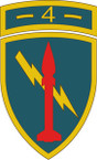 STICKER US ARMY UNIT 4th US Army Missile Command SHIELD
