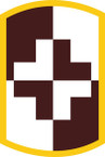 STICKER US ARMY UNIT 4th Medical Brigade SHIELD