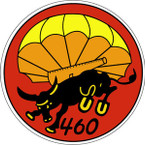 STICKER US ARMY UNIT 460th Parachute Field Artillery Regiment SHIELD