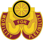STICKER US ARMY UNIT 436 Transportation Battalion CREST
