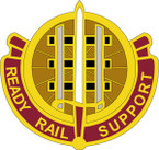 STICKER US ARMY UNIT 416 Transportation Battalion CREST