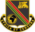 STICKER US ARMY UNIT 414th Support Brigade Crest