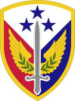 STICKER US ARMY UNIT 412th Support Brigade SHIELD