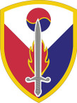 STICKER US ARMY UNIT 411th Support Brigade SHIELD