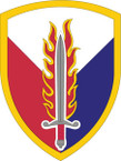 STICKER US ARMY UNIT 409th Support Brigade SHIELD