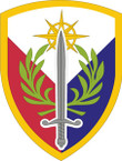 STICKER US ARMY UNIT 408th Support Brigade SHIELD