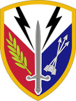 STICKER US ARMY UNIT 405th Support Brigade SHIELD