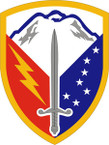 STICKER US ARMY UNIT 404th Support Brigade SHIELD