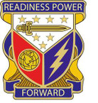 STICKER US ARMY UNIT 402nd Support Battalion Crest