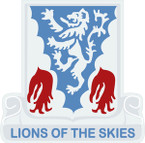 STICKER US ARMY UNIT 401st Glider Infantry Regiment CREST