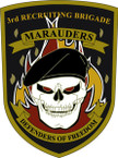 STICKER US ARMY UNIT 3rd Recruiting Brigade - Detail