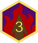 STICKER US ARMY UNIT 3rd Chemical Brigade COL