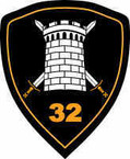 STICKER US ARMY UNIT 32nd Brigade Shield